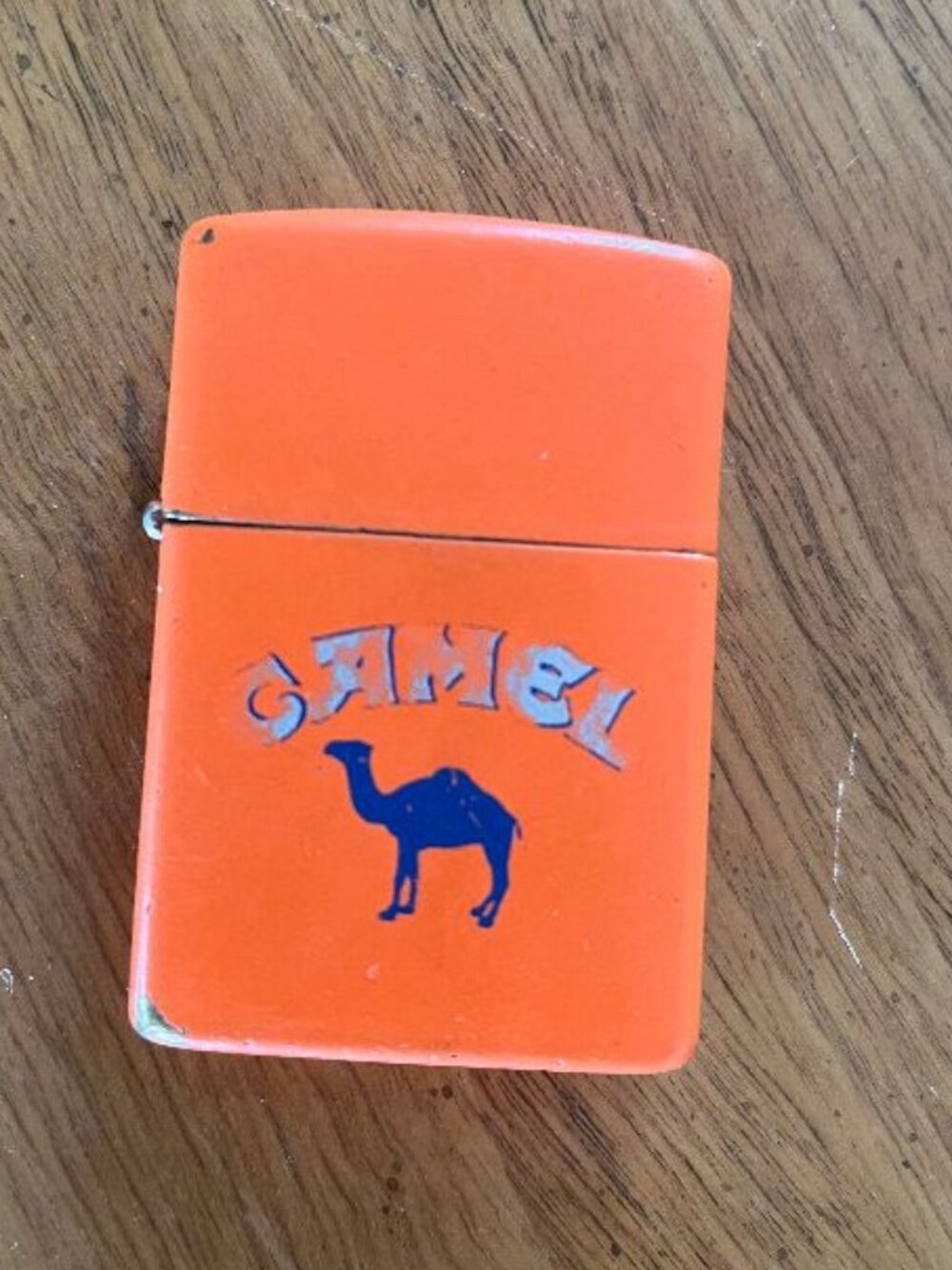 Vintage 1992 Orange Joe Camel Zippo Lighter